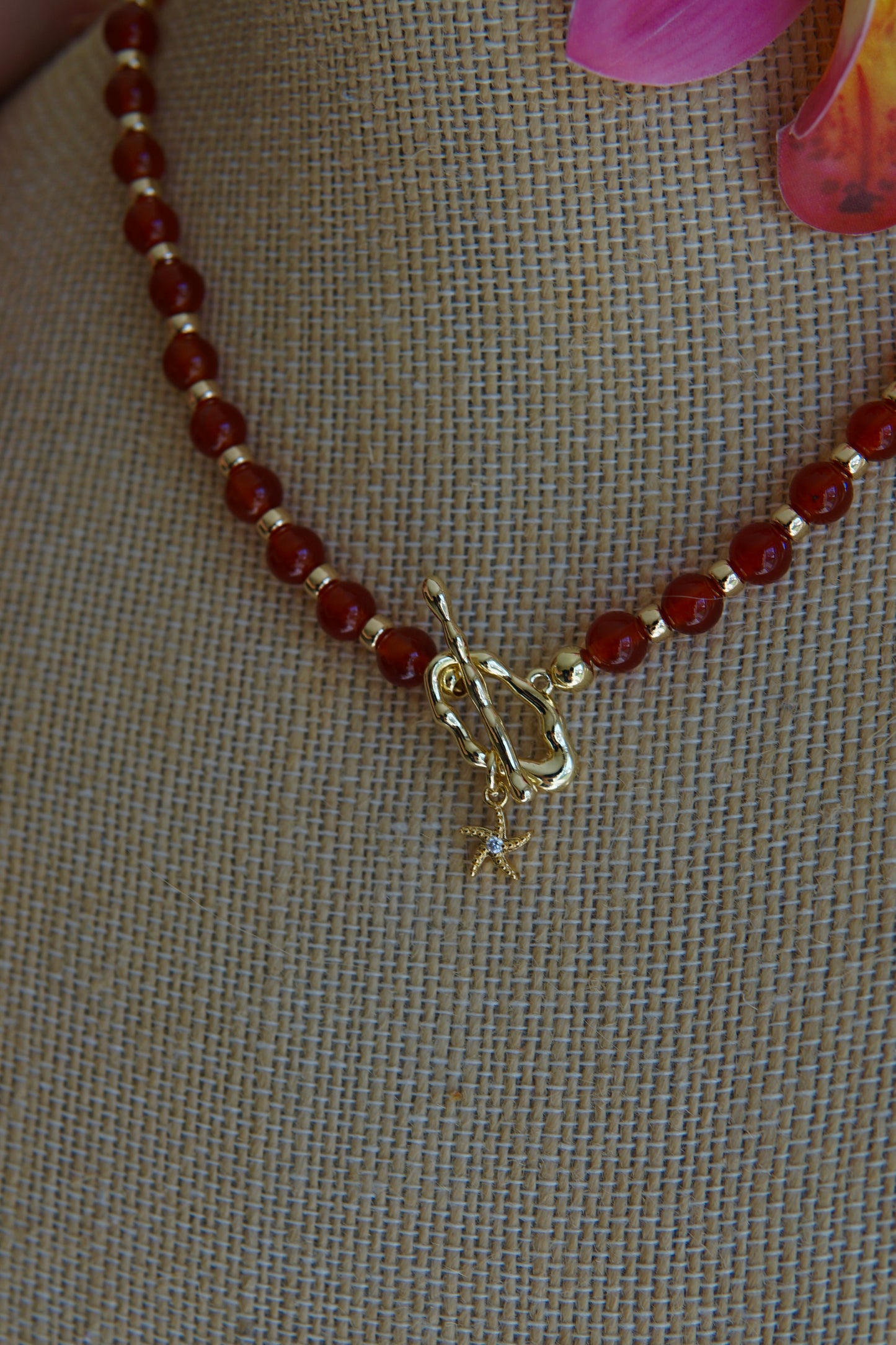 Red Agate Necklace