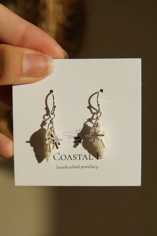 Star Spiral Earrings