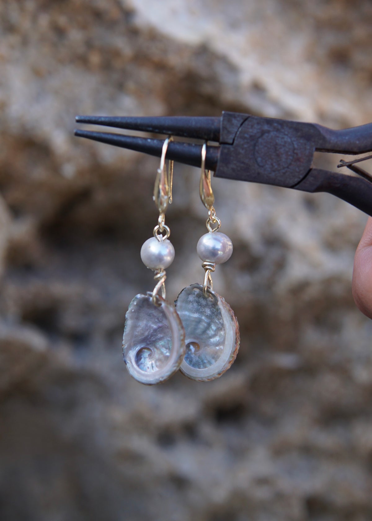 ABALONE EARRINGS