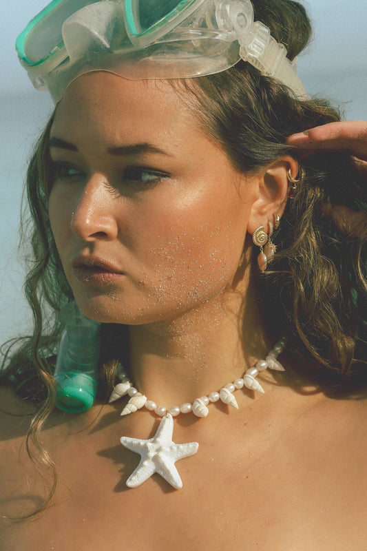 Nautilus Pearl Earrings