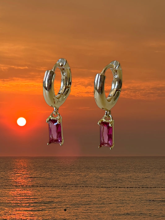Ruby Tears Earrings