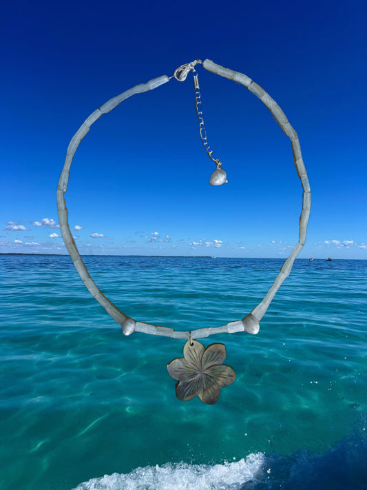 Jade Frangipani Necklace