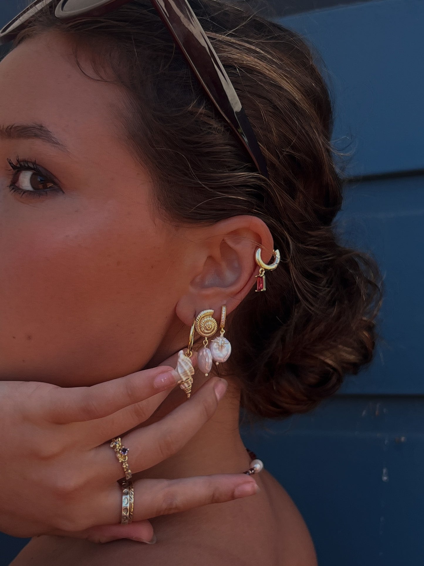 Ruby Tears Earrings