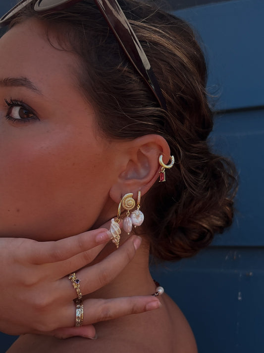Ruby Tears Earrings