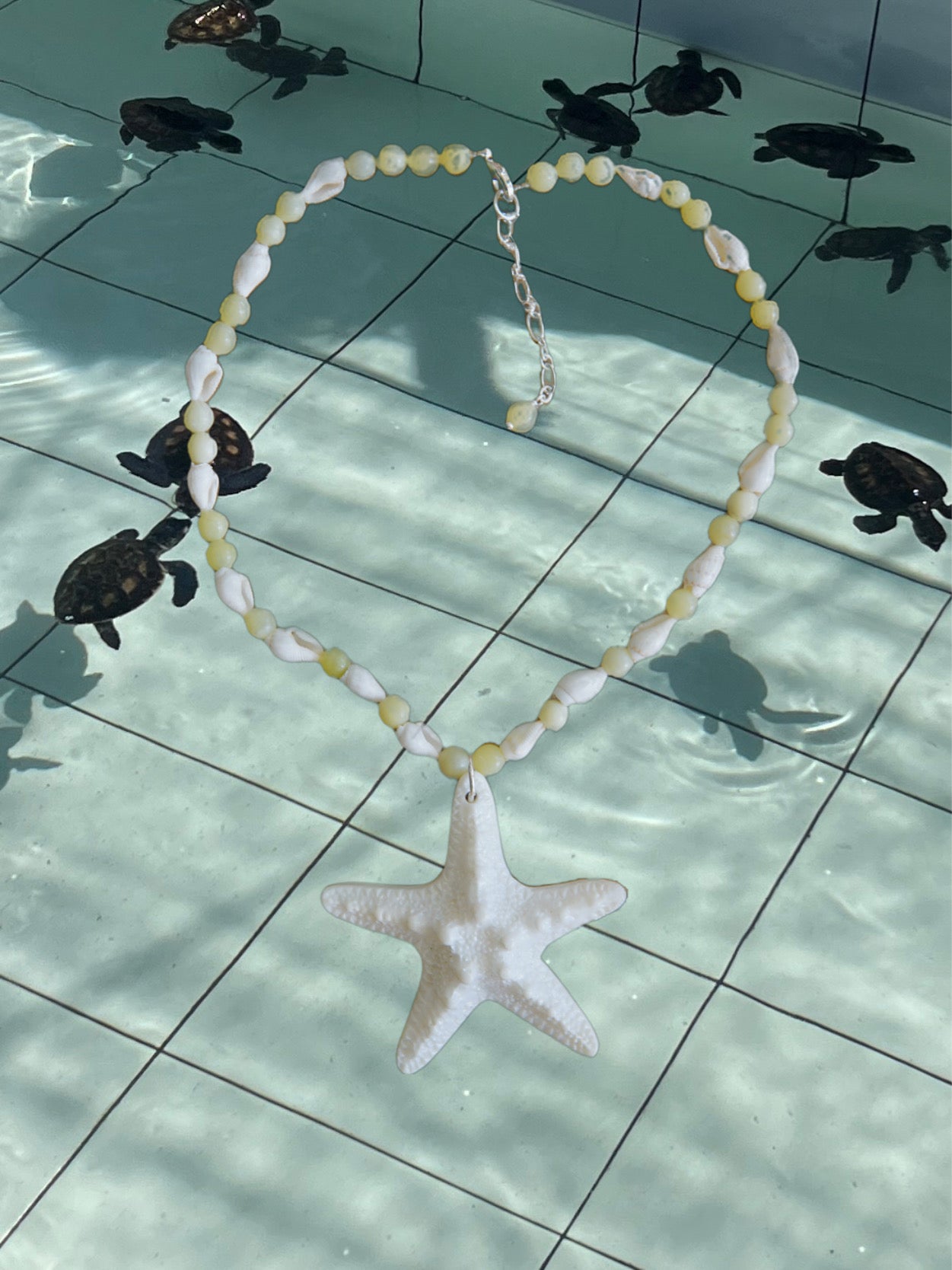 Jade Starfish Necklace