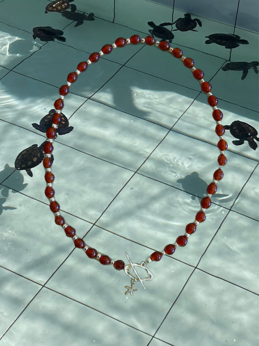 Red Agate Necklace
