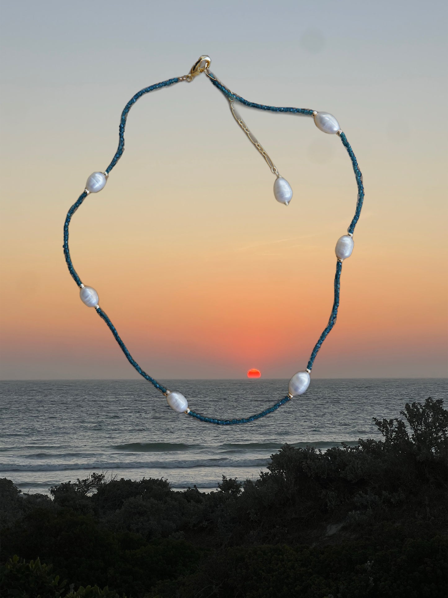 Emerald Pearl Necklace