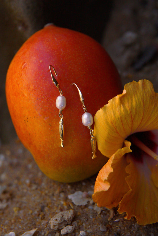 Barracuda Pearl Earrings