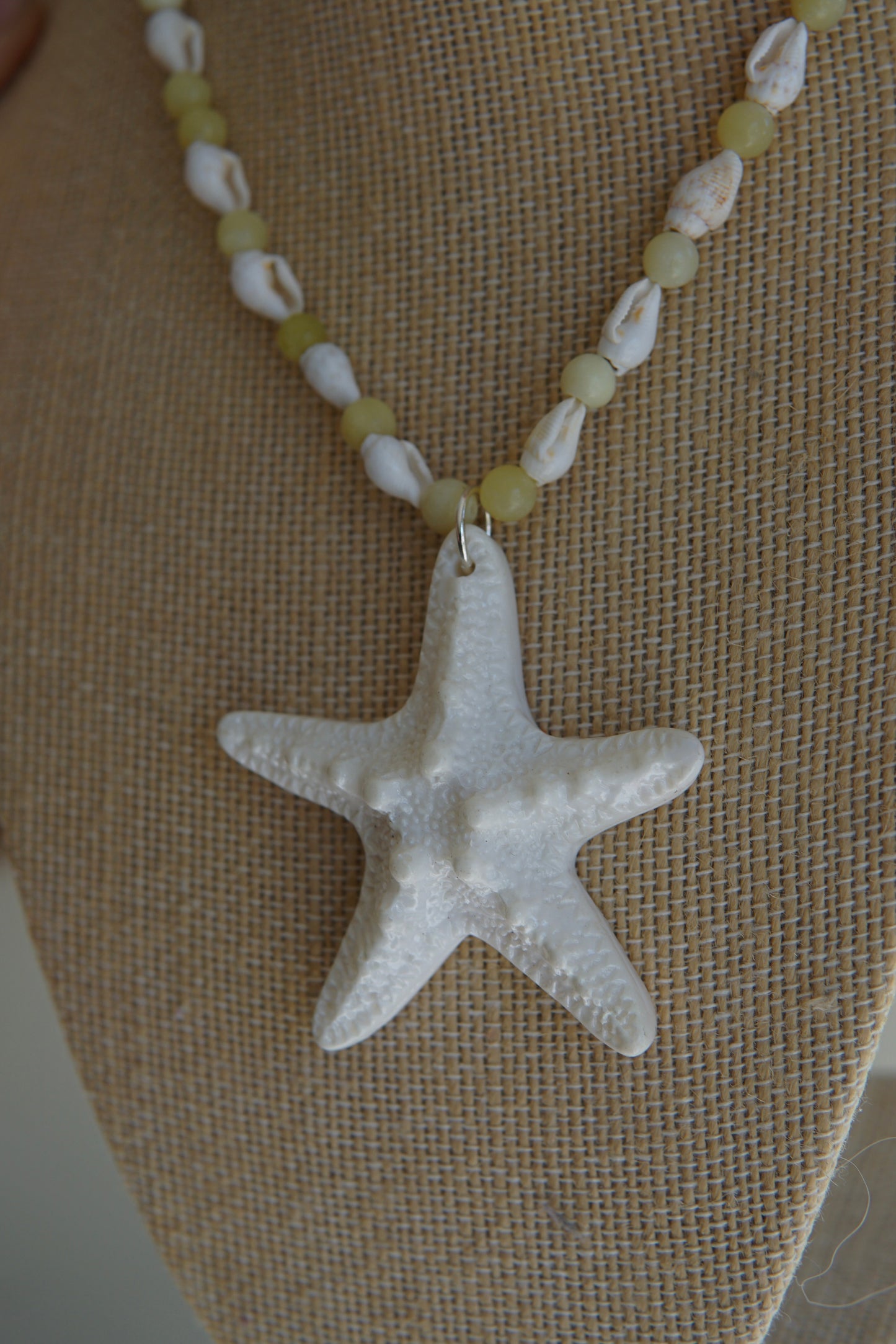 Jade Starfish Necklace