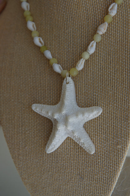 Jade Starfish Necklace