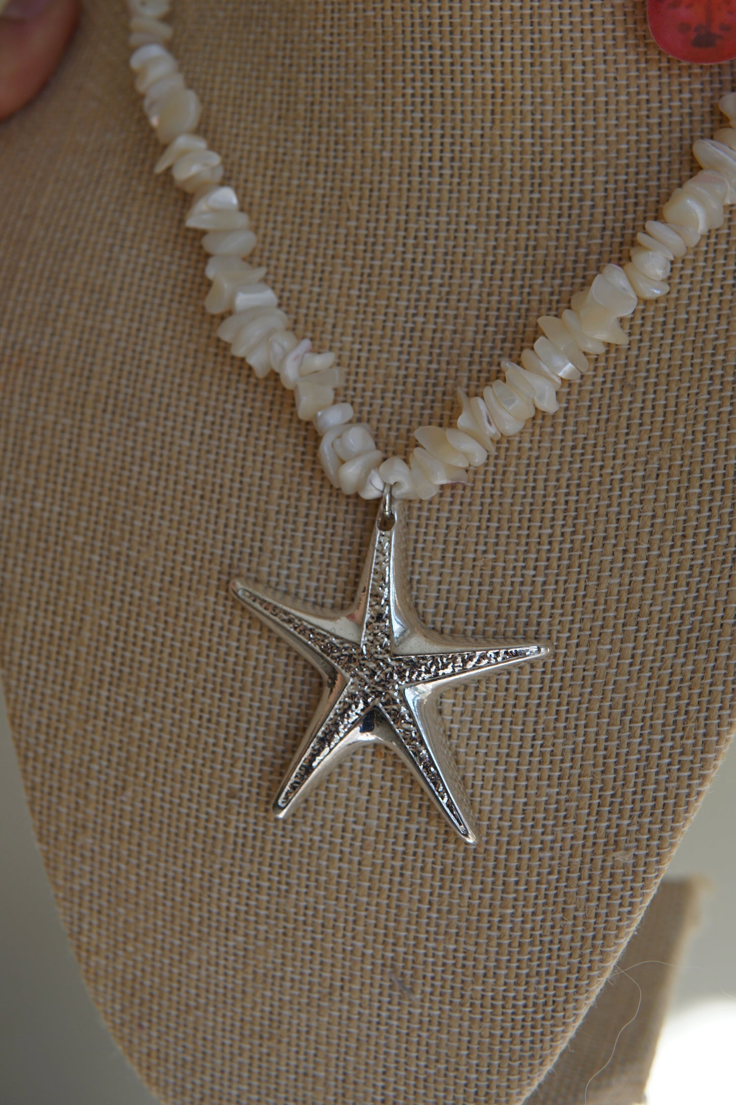Silver Starfish Necklace