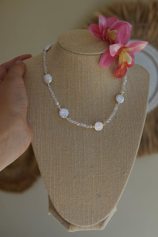 Coin Pearl Necklace