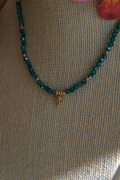 Gold Palm Necklace