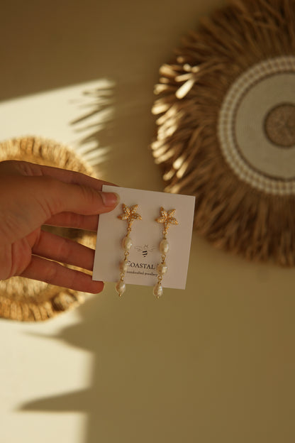 Sunflower Seastar Earrings