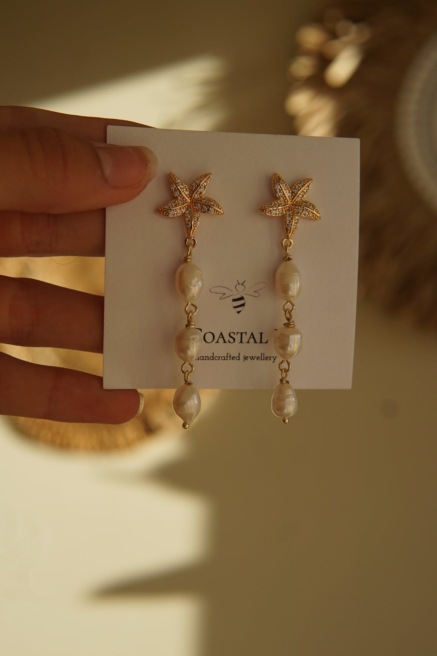 Sunflower Seastar Earrings
