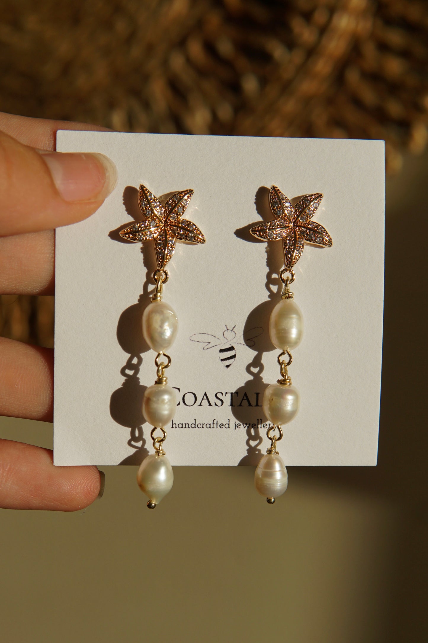 Sunflower Seastar Earrings