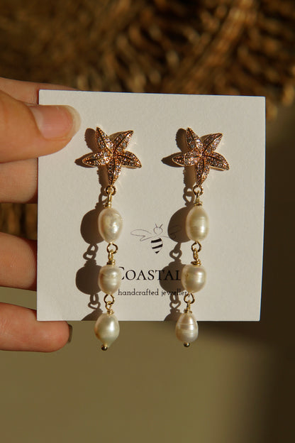 Sunflower Seastar Earrings
