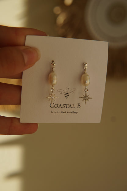Pearla Star Earrings