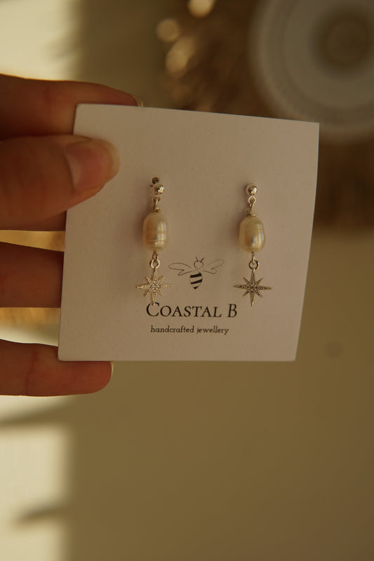 Pearla Star Earrings
