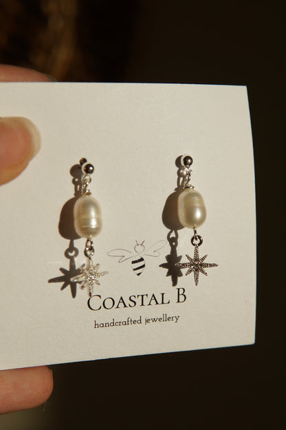 Pearla Star Earrings