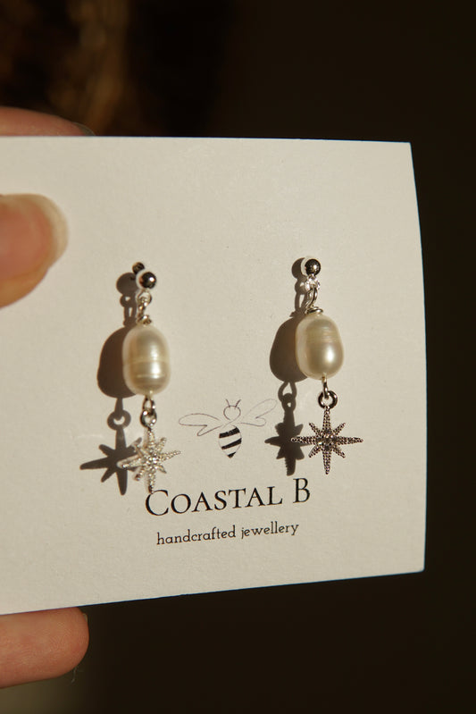 Pearla Star Earrings