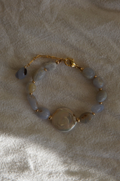 Pearl Agate Bracelet