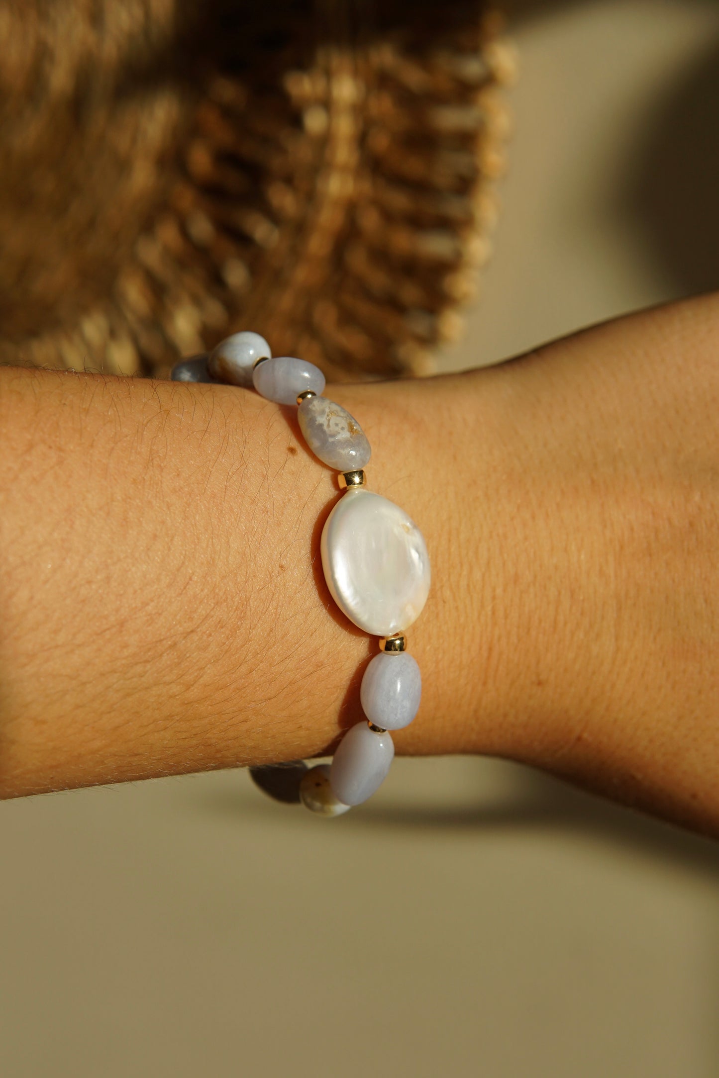 Pearl Agate Bracelet