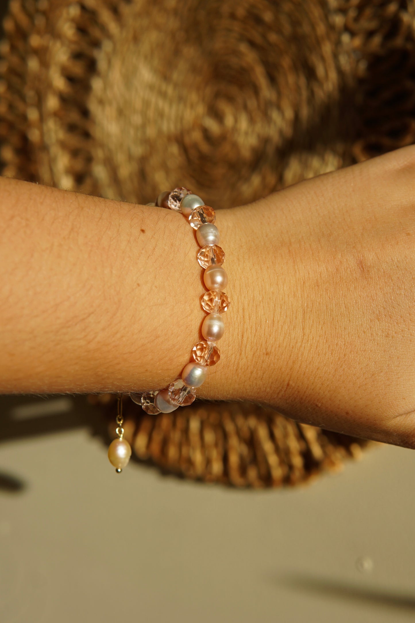 Pink Pearl Bracelet