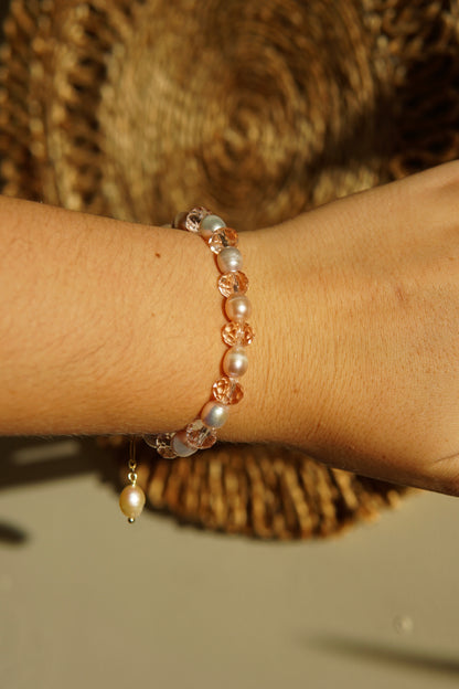 Pink Pearl Bracelet