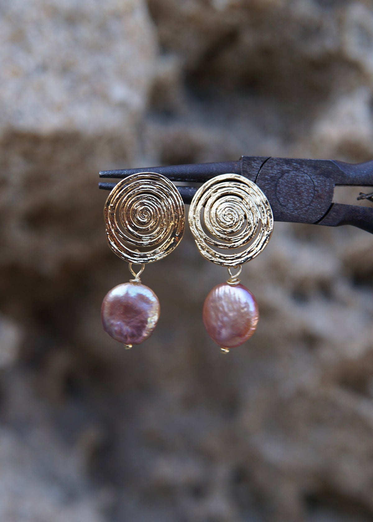 SPIRAL EARRINGS
