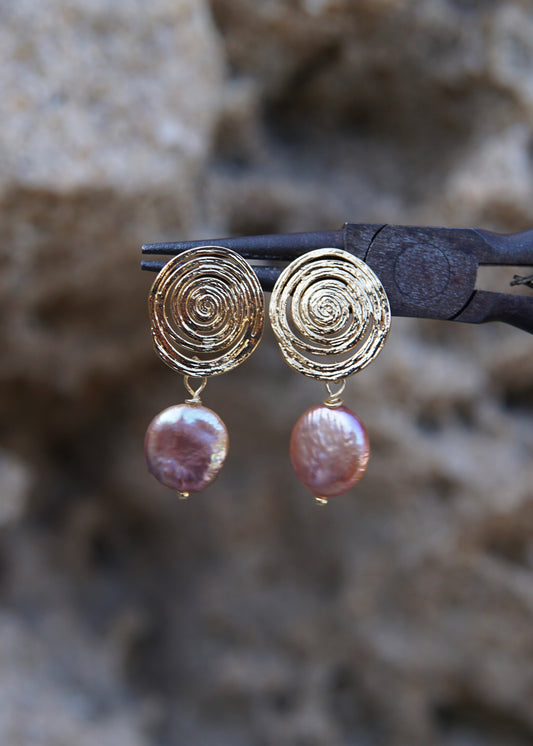 SPIRAL EARRINGS
