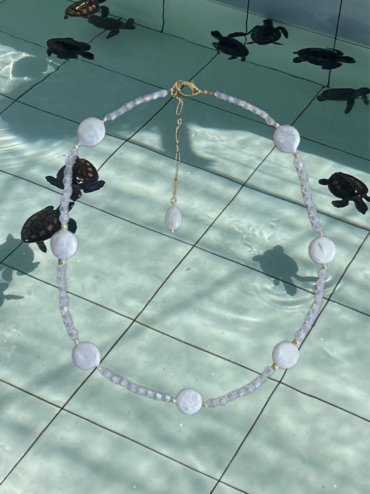 Coin Pearl Necklace