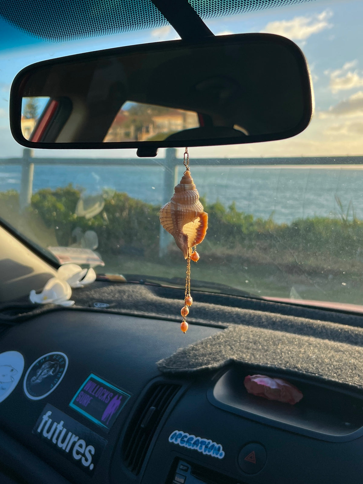 SPIRAL CAR CHARM